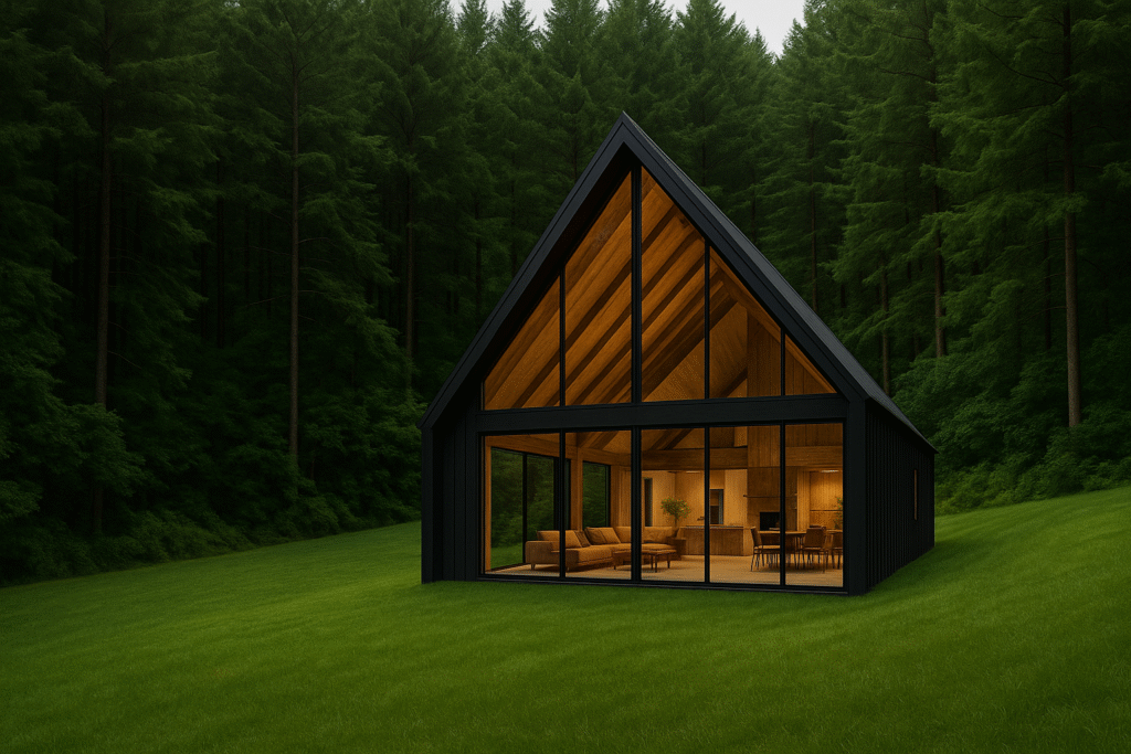 A-Frame Forest Farmhouse