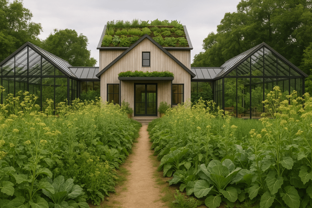 Agrarian-Inspired Farmhouse