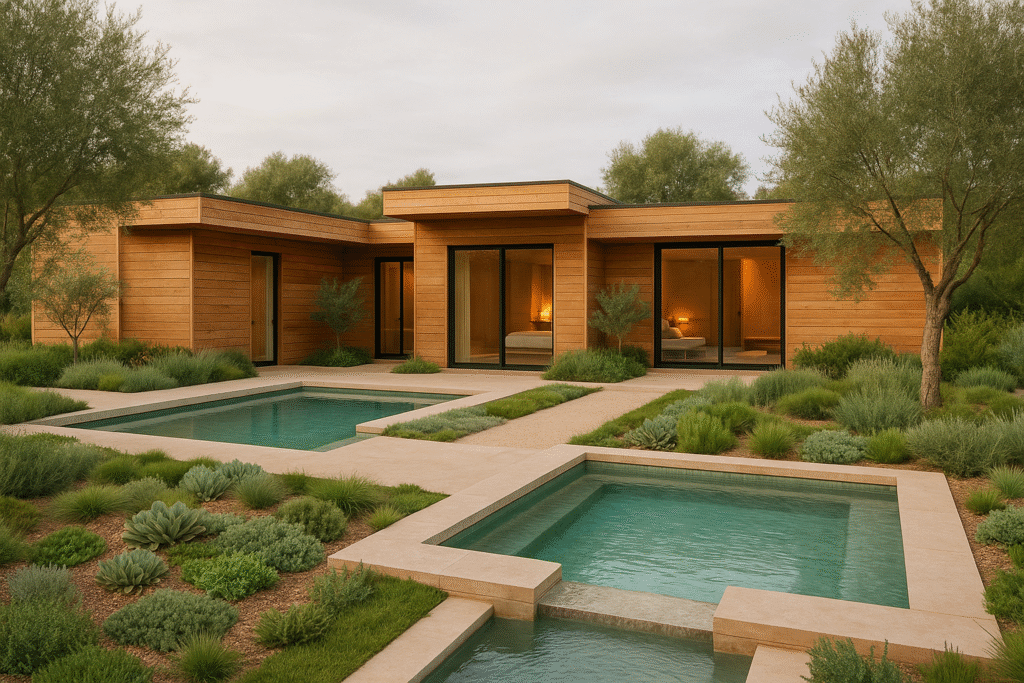 Desert Courtyard Farmhouse