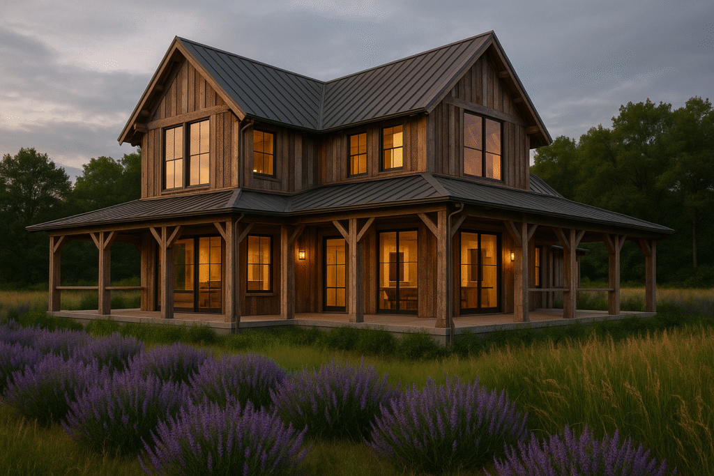 Rustic Timber Farmhouse